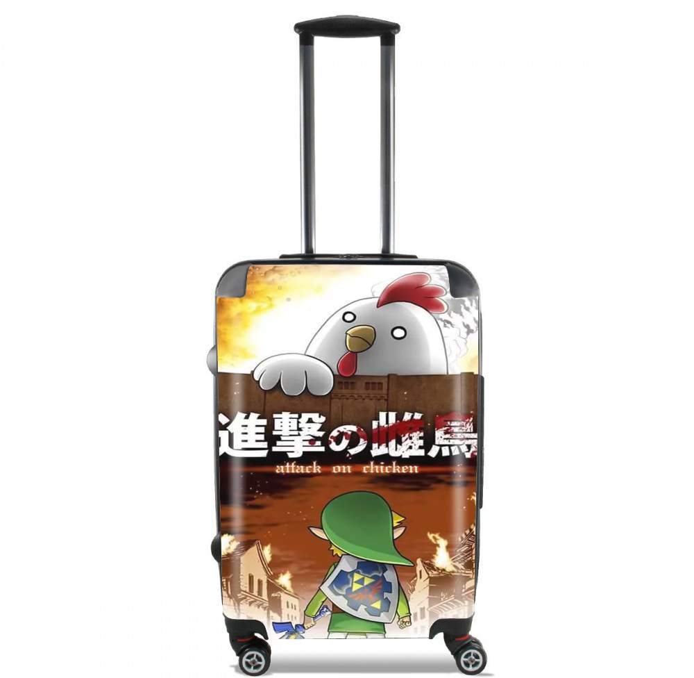 Valise trolley bagage XL pour Attack On Chicken