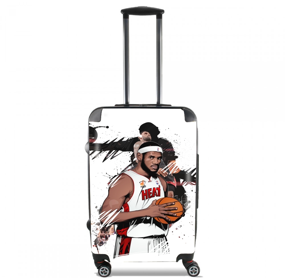 Valise trolley bagage XL pour Basketball Stars: Lebron James