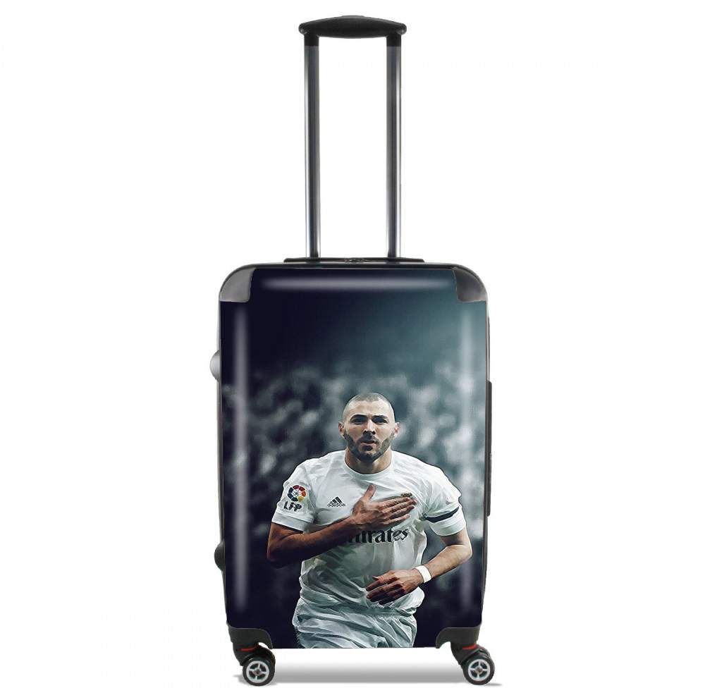 Valise trolley bagage XL pour Benzema Aquarelle Art