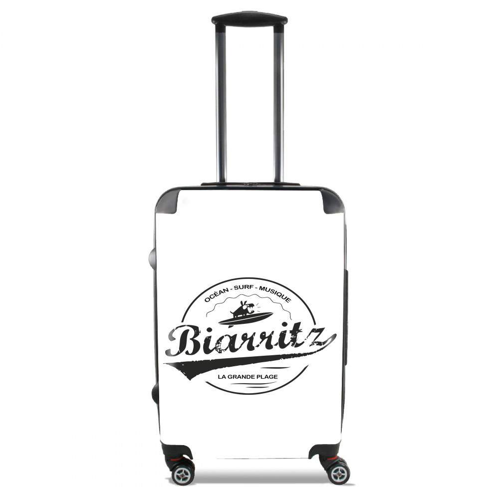 Valise trolley bagage XL pour Biarritz la grande plage