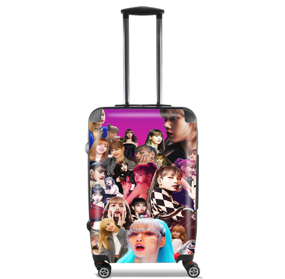 Valise trolley bagage XL pour Blackpink Lisa Collage