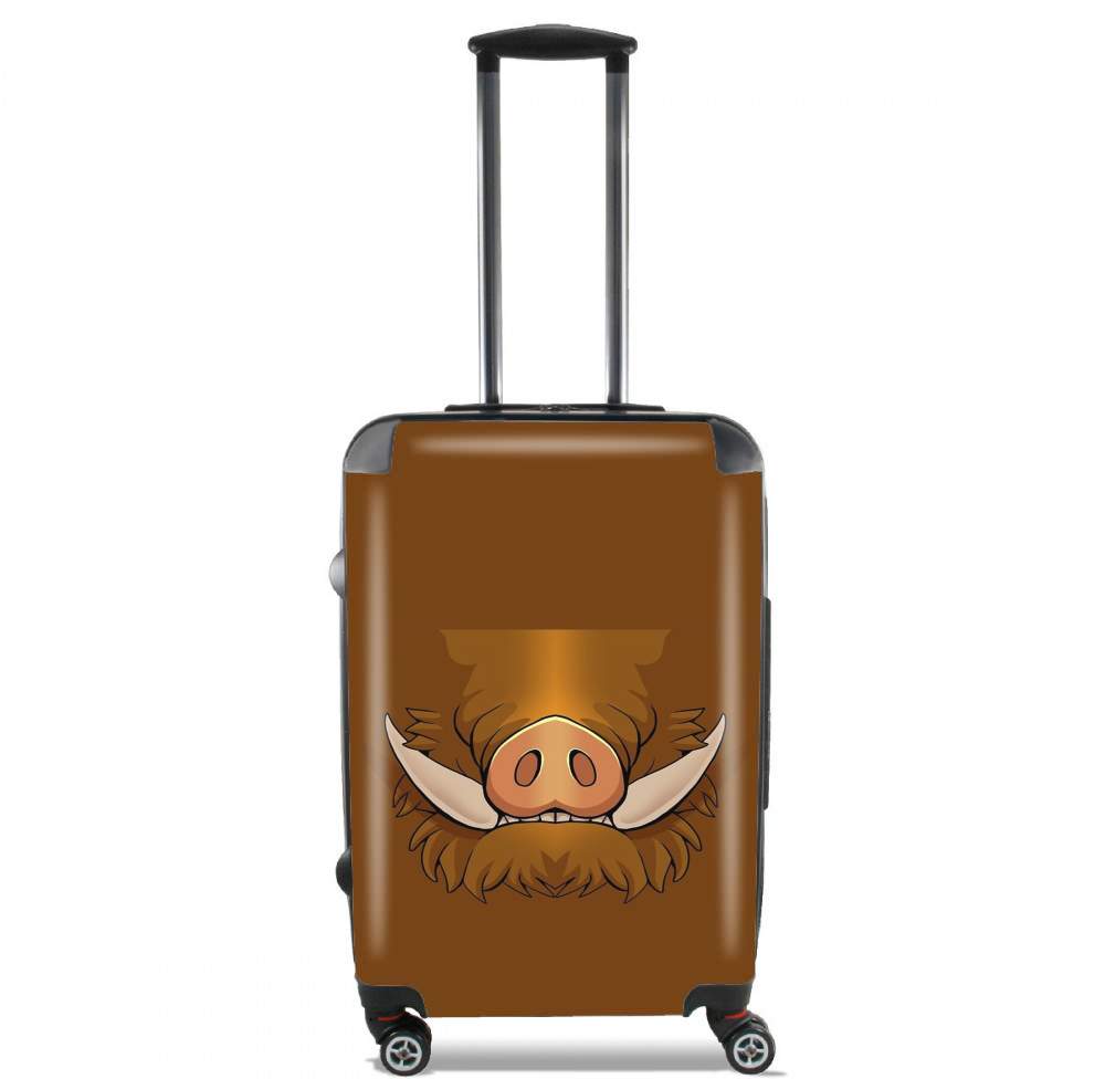 Valise trolley bagage XL pour Sanglier Face