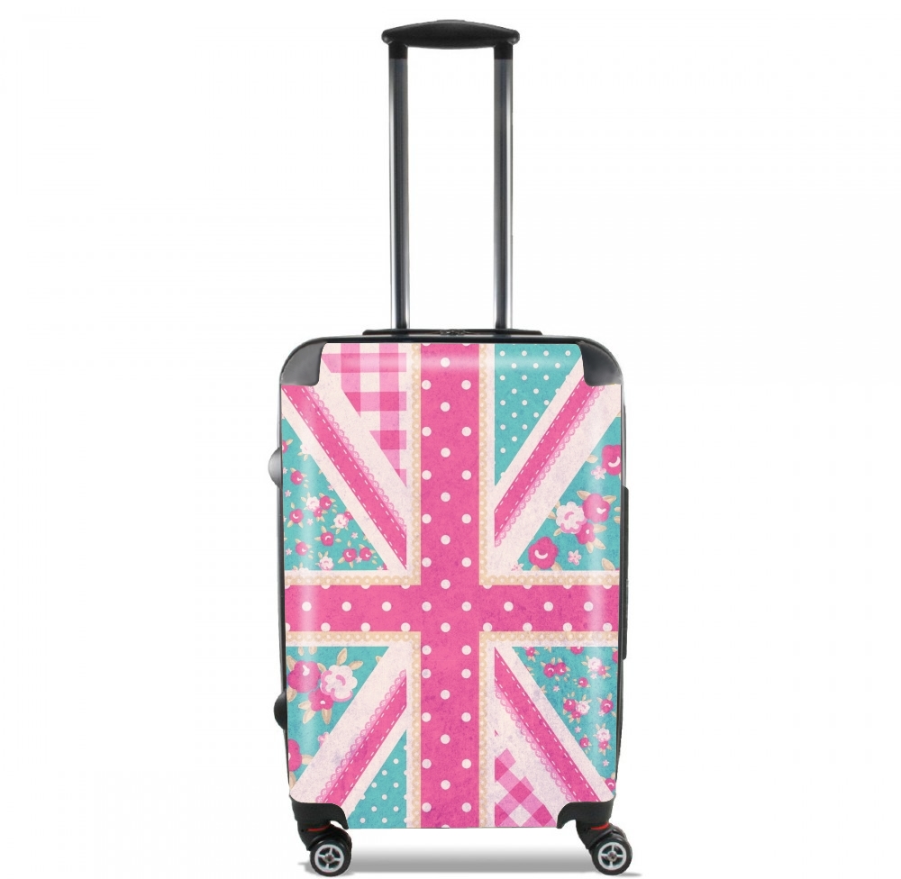 Valise trolley bagage XL pour Drapeau Union Jack Girly