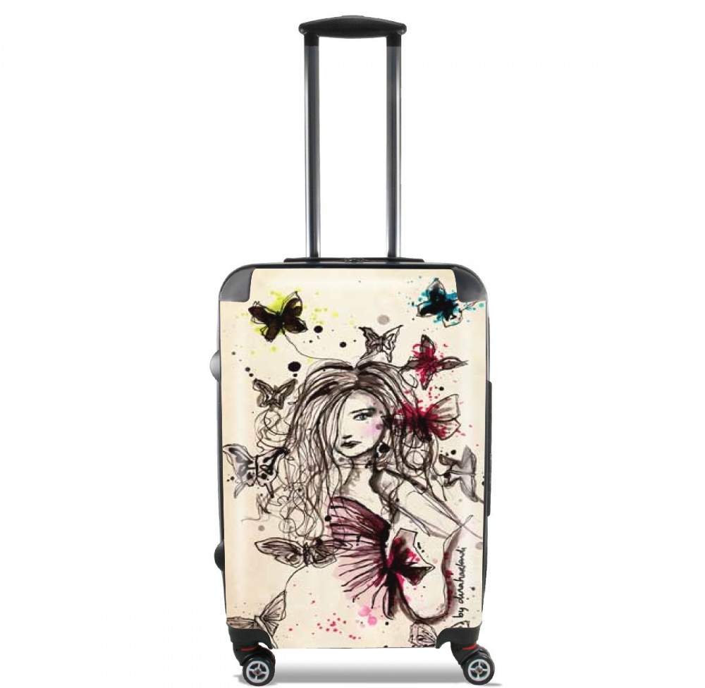 Valise trolley bagage XL pour Butterflies