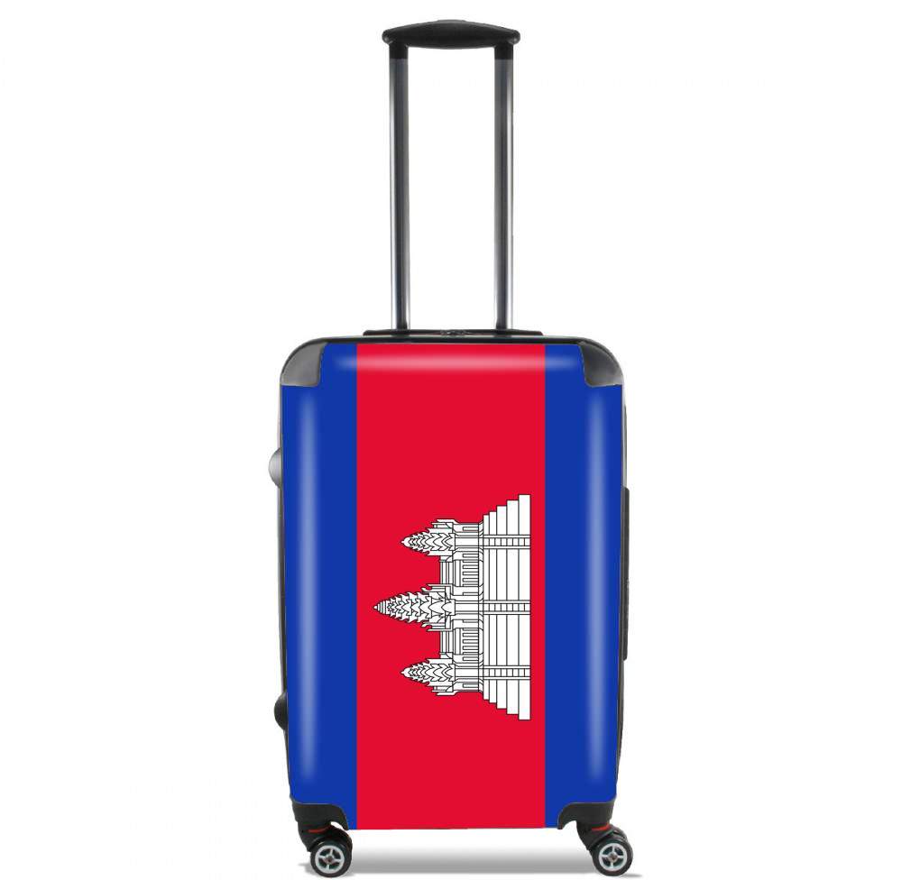 Valise trolley bagage XL pour Cambodge Flag