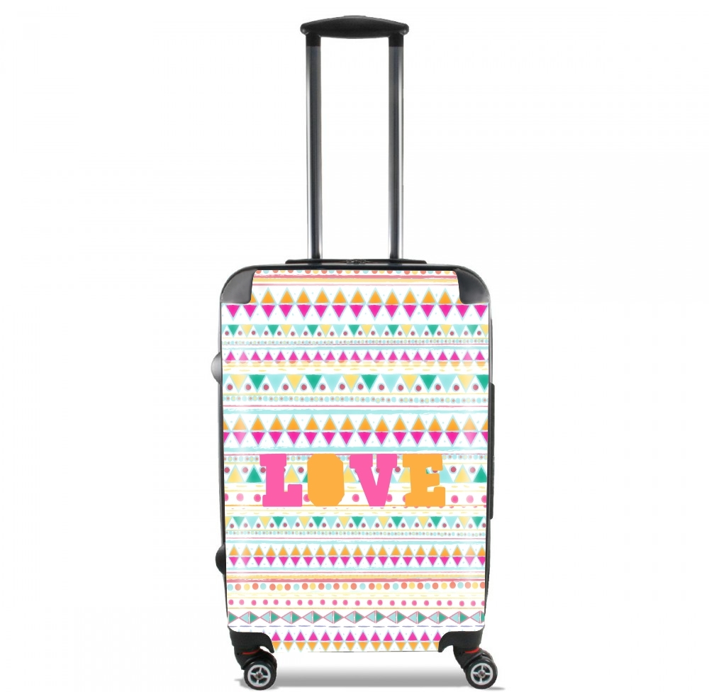 Valise trolley bagage XL pour Aztec Love Bonbon
