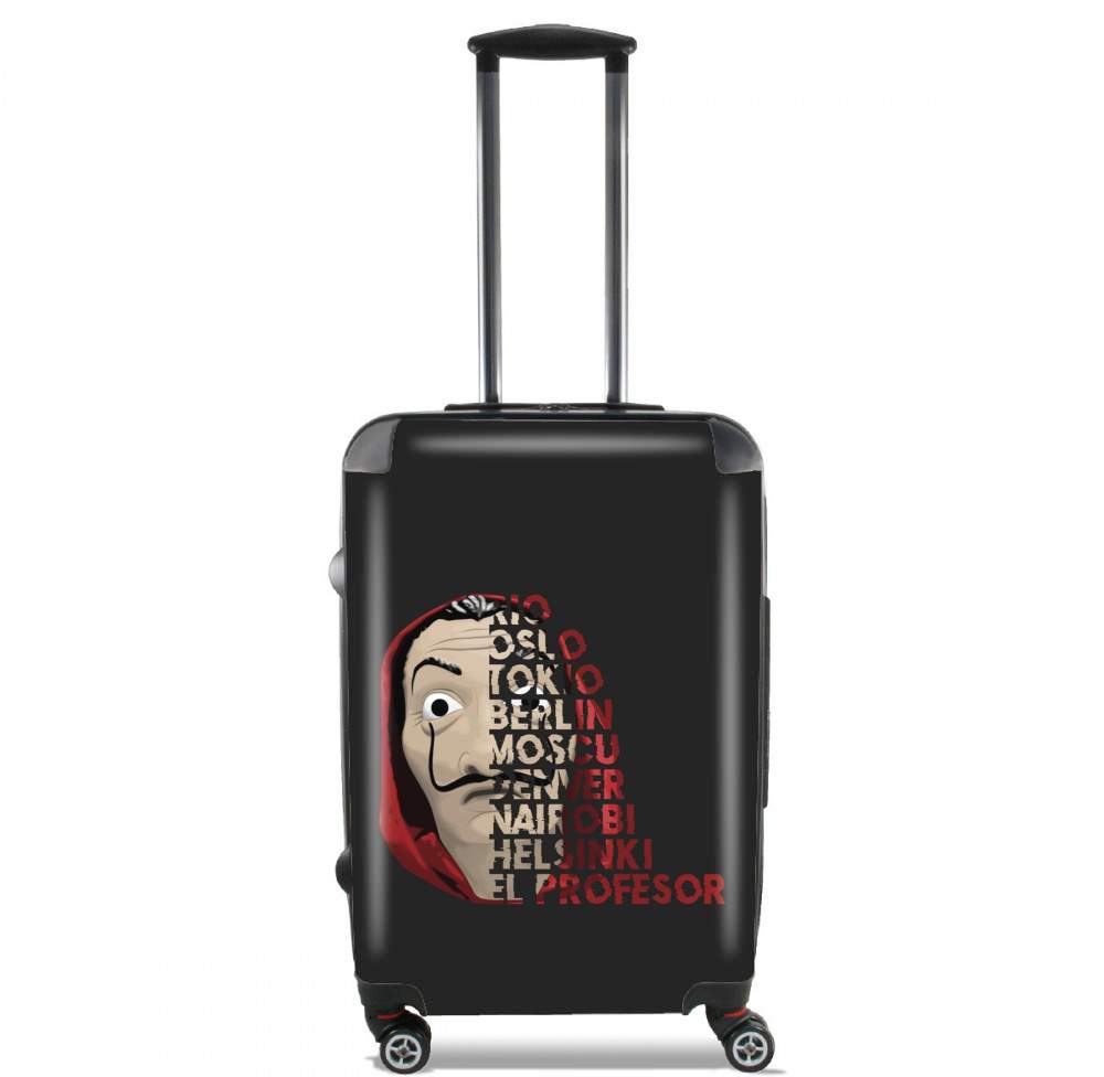 Valise trolley bagage XL pour Casa de Papel Mask Vilain