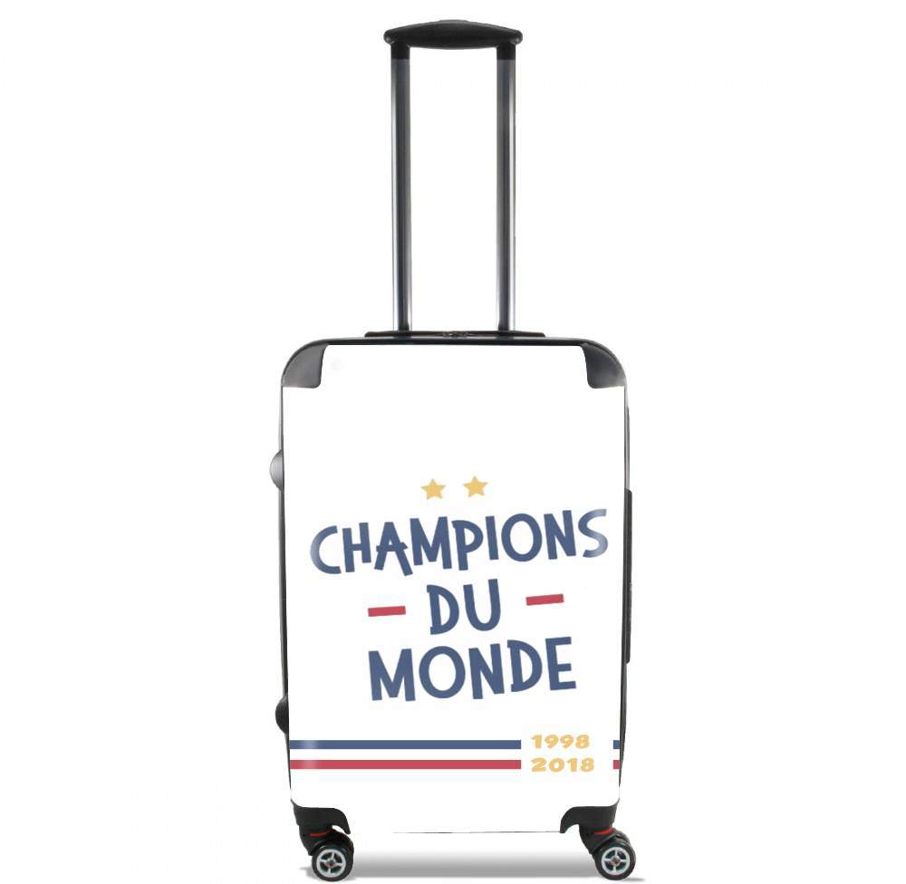 Valise trolley bagage XL pour Champion du monde 2018 Supporter France