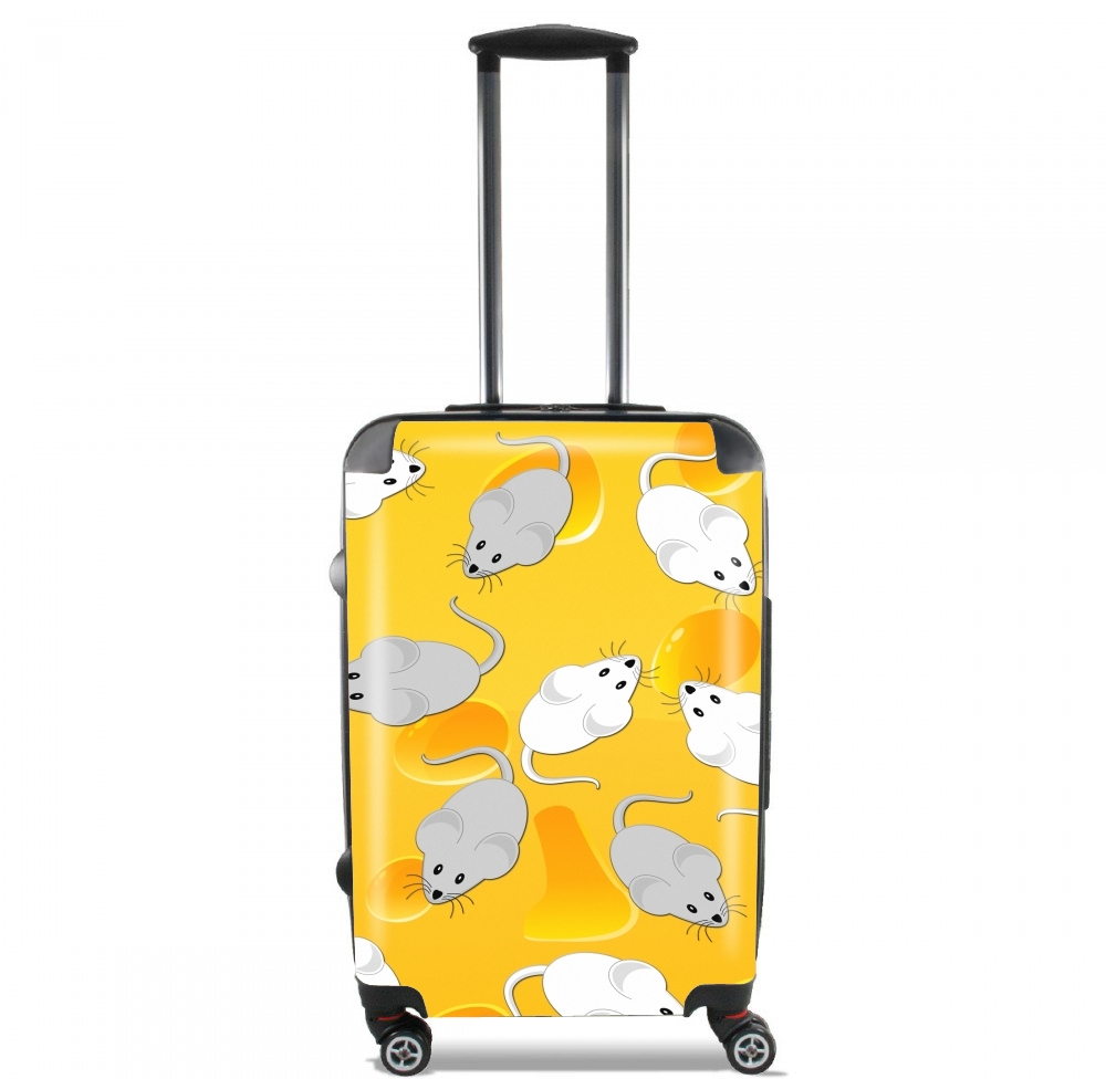Valise trolley bagage XL pour Souris et Fromage