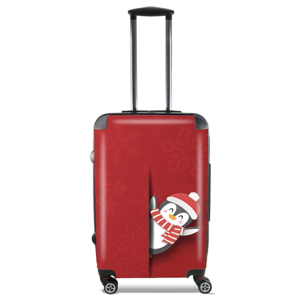 Valise trolley bagage XL pour Pingouin de noel