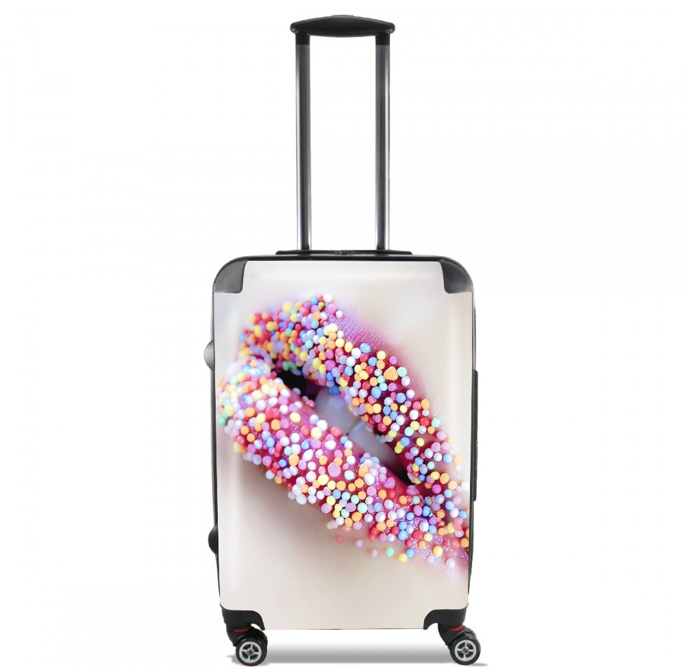 Valise trolley bagage XL pour Lèvres Colorées