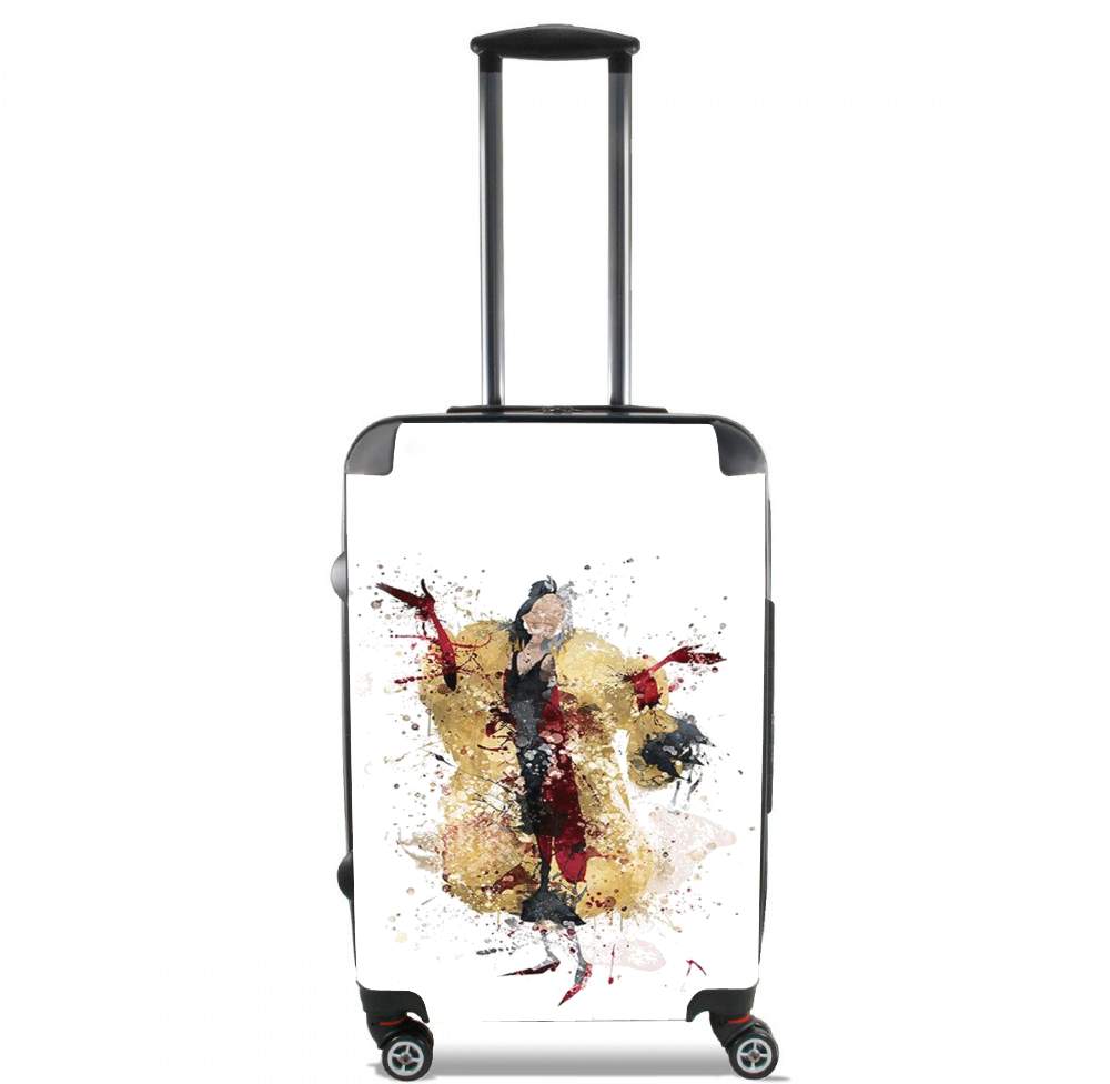 Valise trolley bagage XL pour Cruella watercolor dream