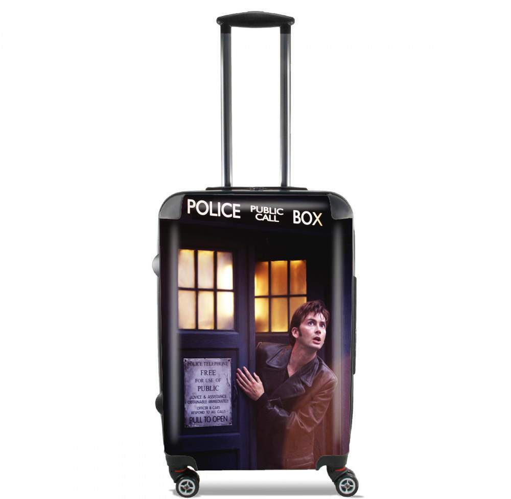 Valise trolley bagage XL pour David Tennant Cabine telephonique
