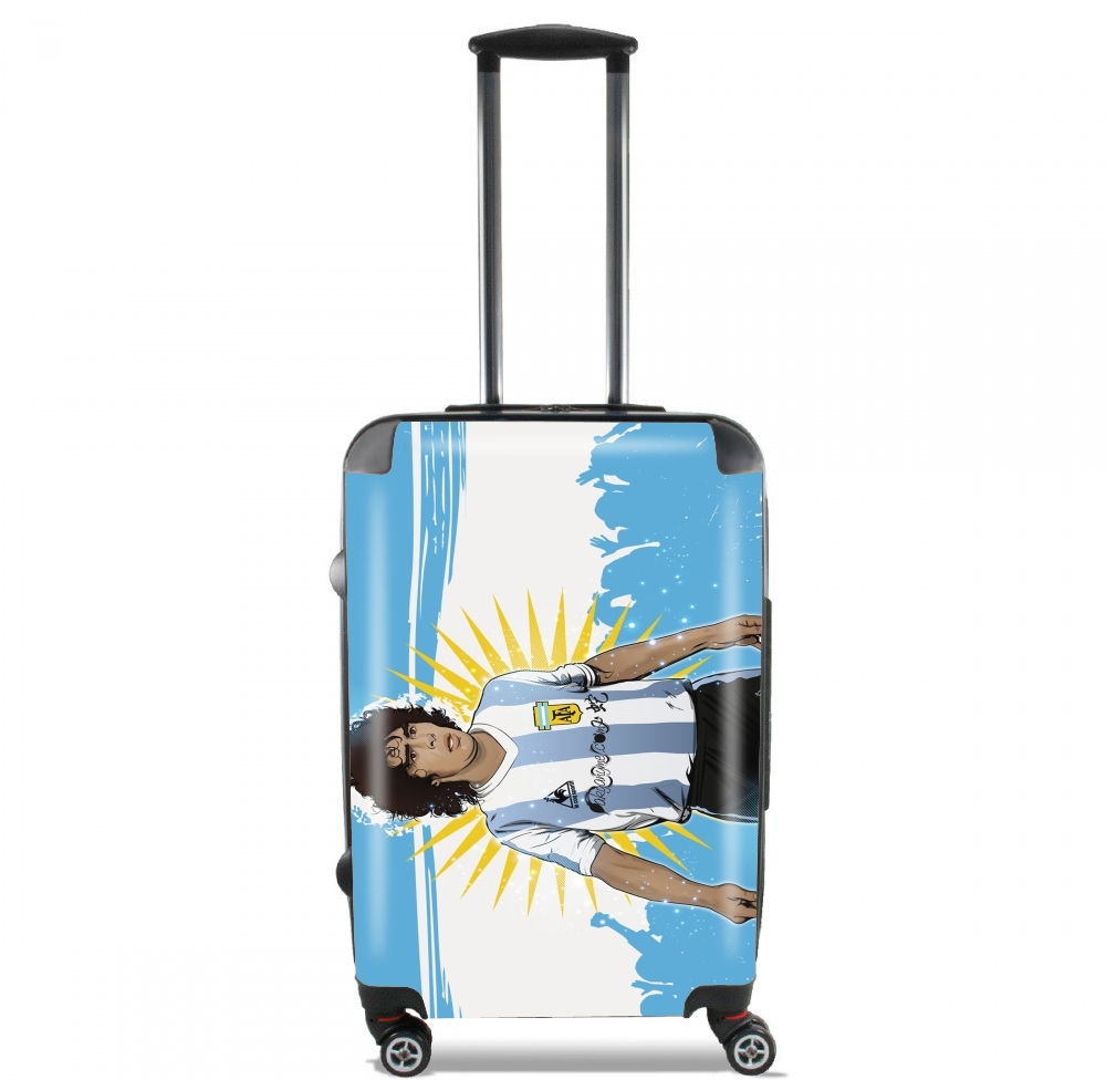 Valise trolley bagage XL pour Diego Maradona