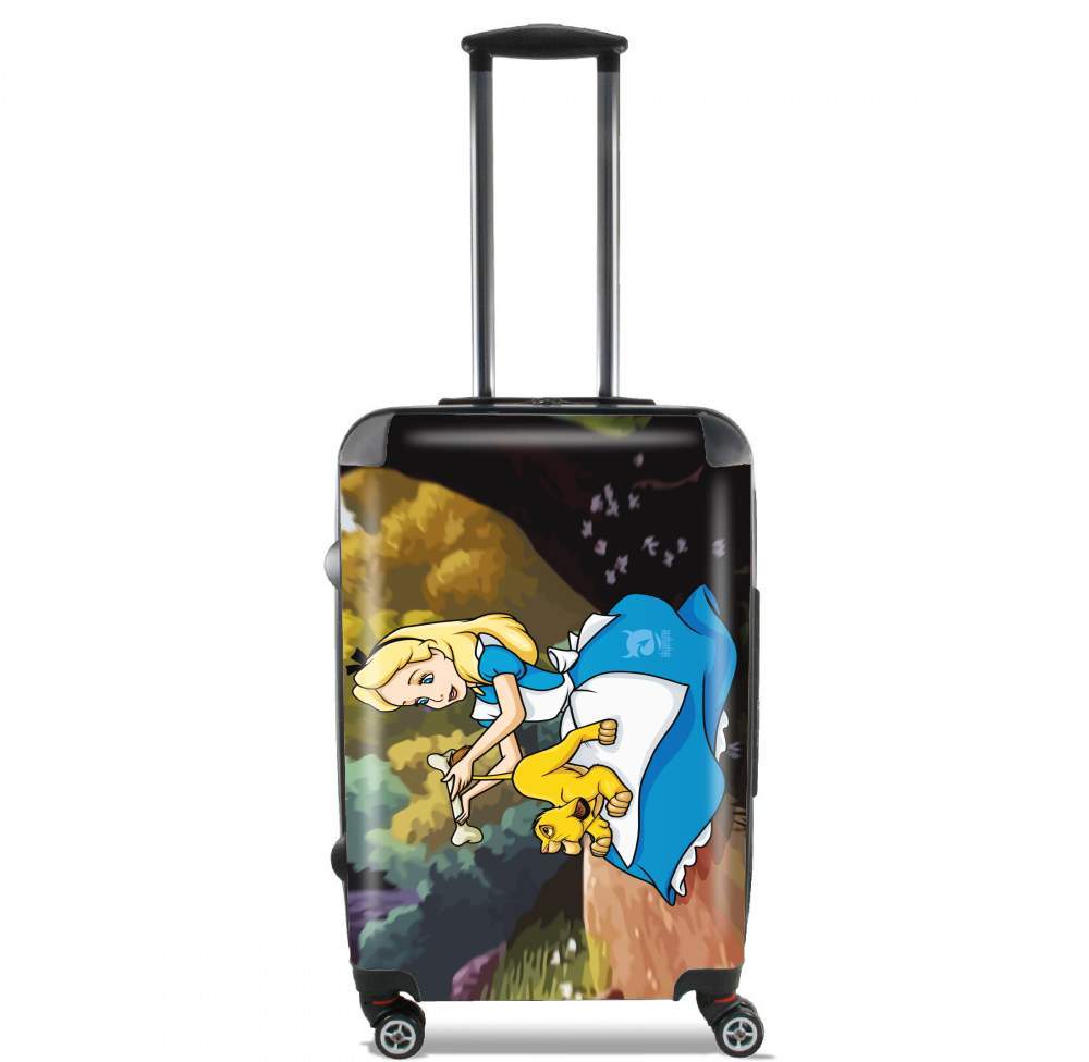 Valise trolley bagage XL pour Disney Hangover Alice and Simba