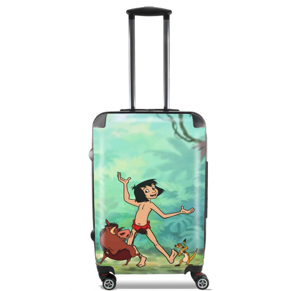 Valise trolley bagage XL pour Disney Hangover Mowgli Timon and Pumbaa 