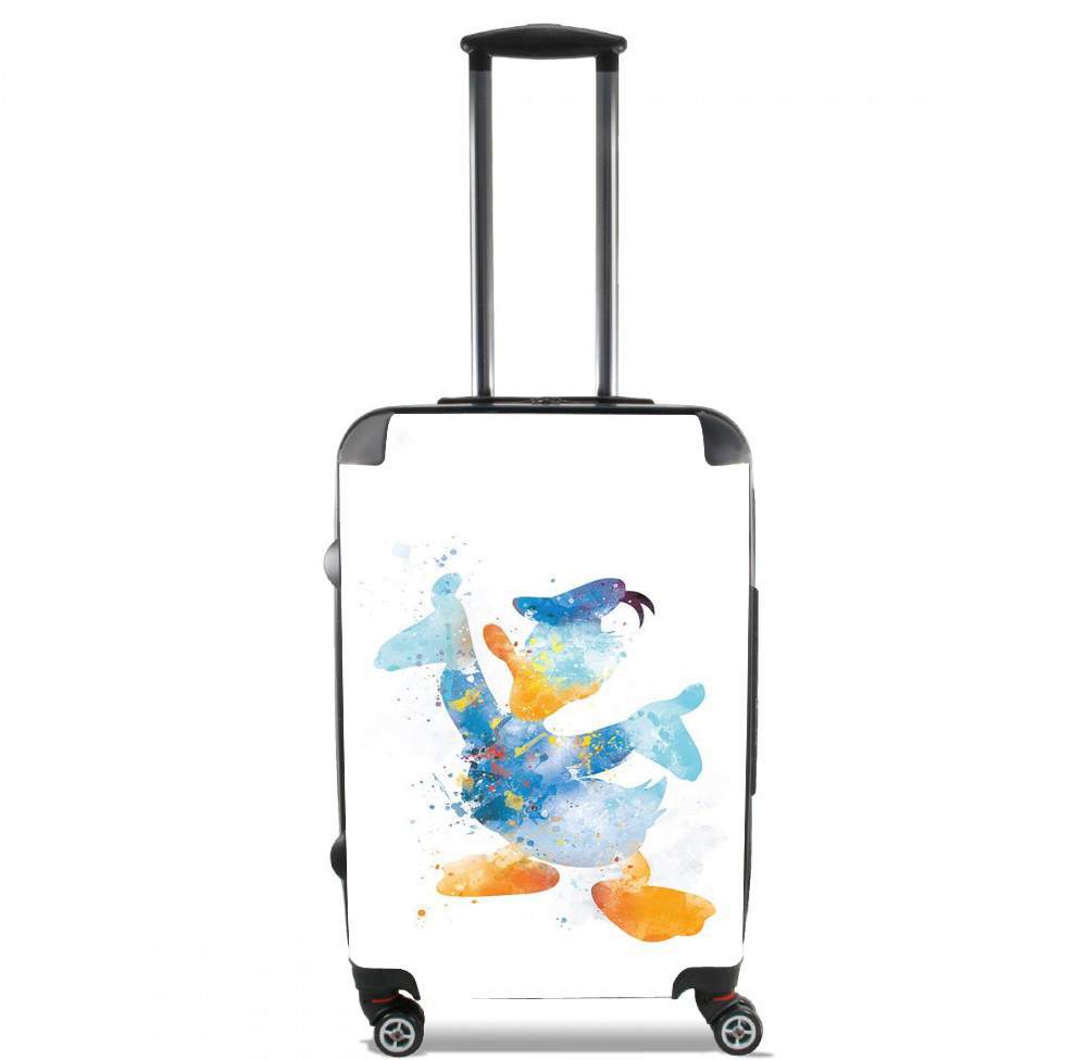 Valise trolley bagage XL pour Donald Duck Watercolor Art