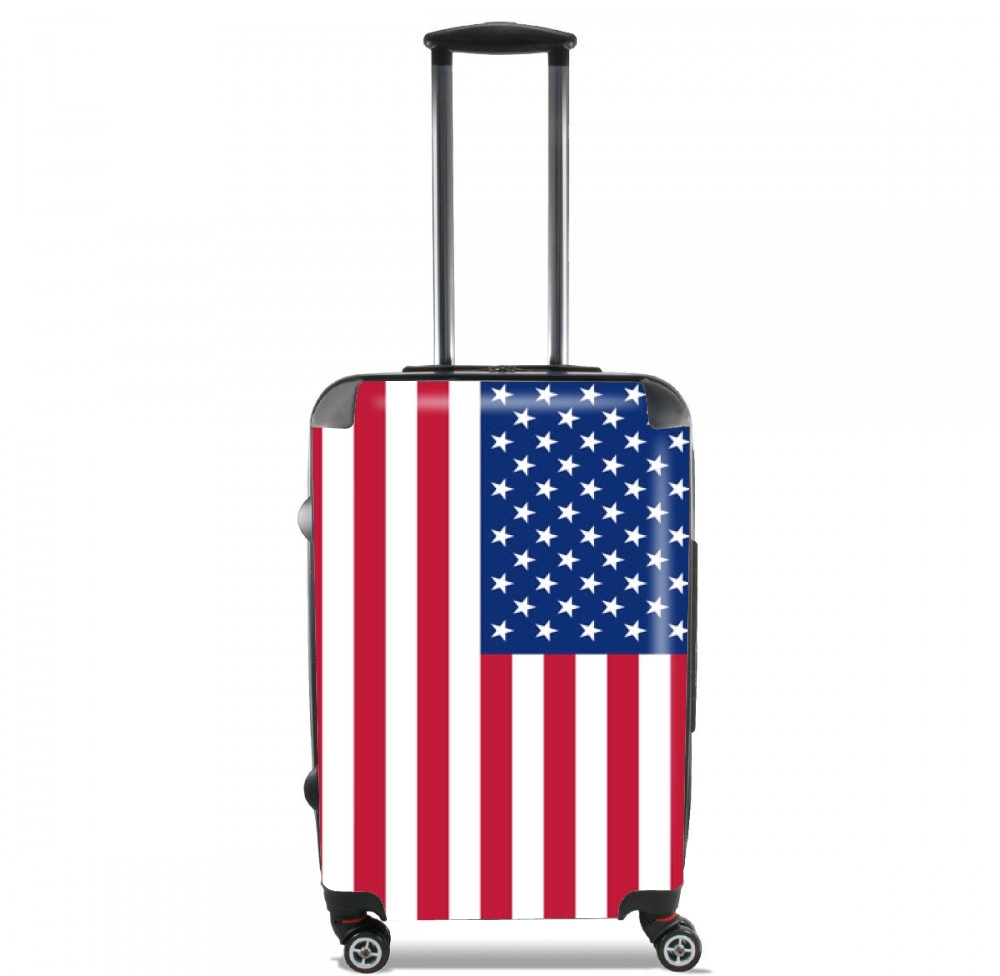 Valise trolley bagage XL pour Drapeau Etats Unis
