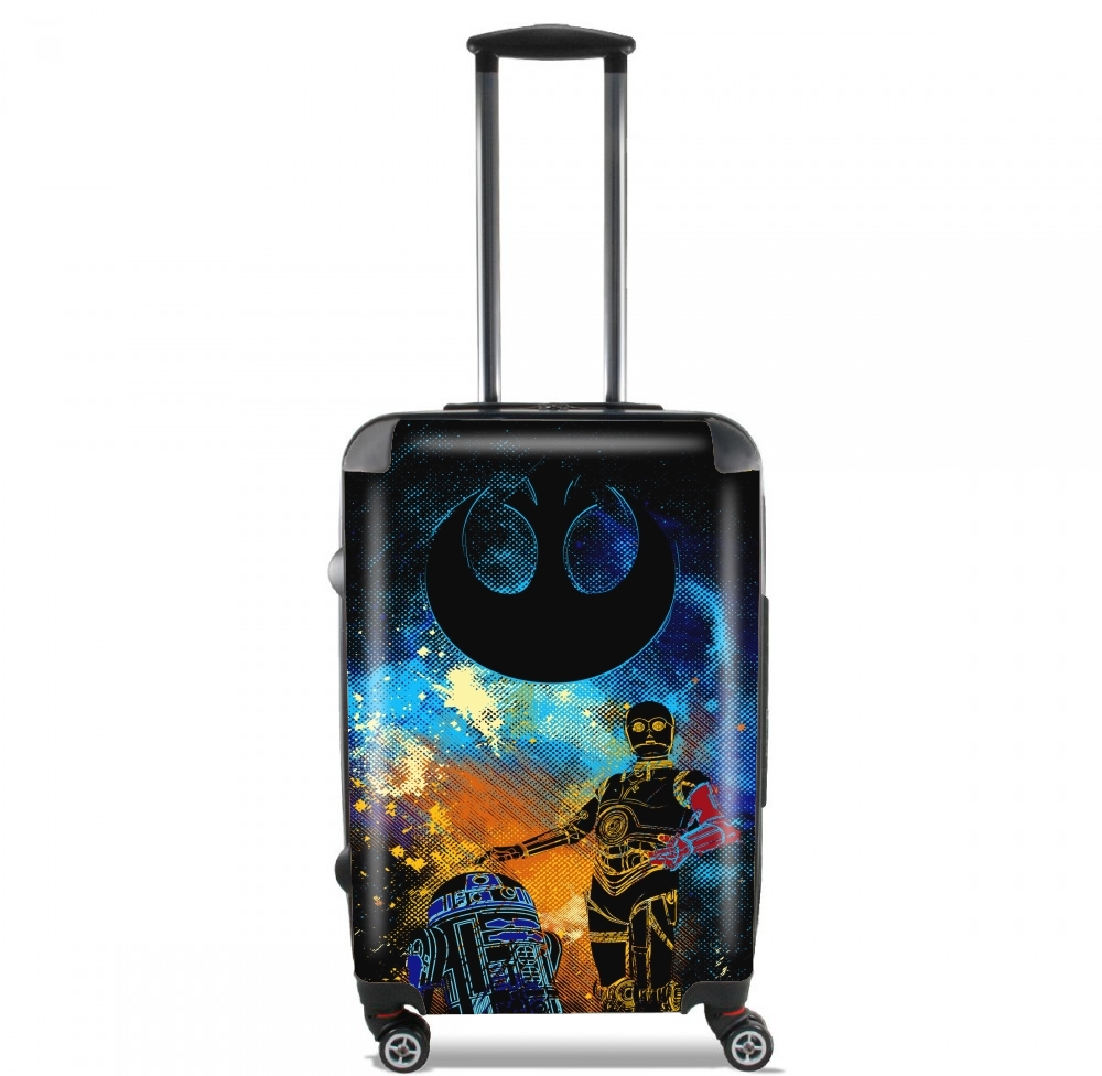 Valise trolley bagage XL pour Droids Art