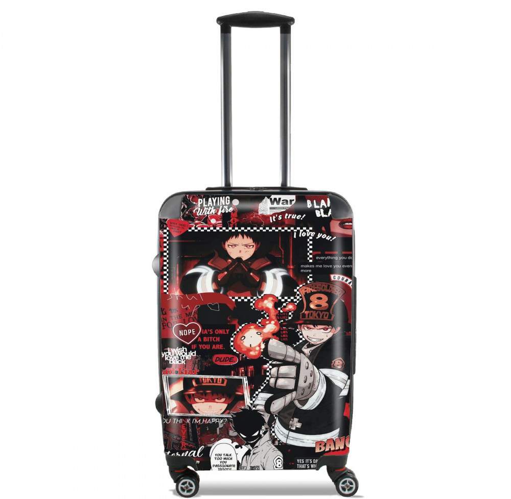 Valise trolley bagage XL pour Enen No Shouboutai Fire Force