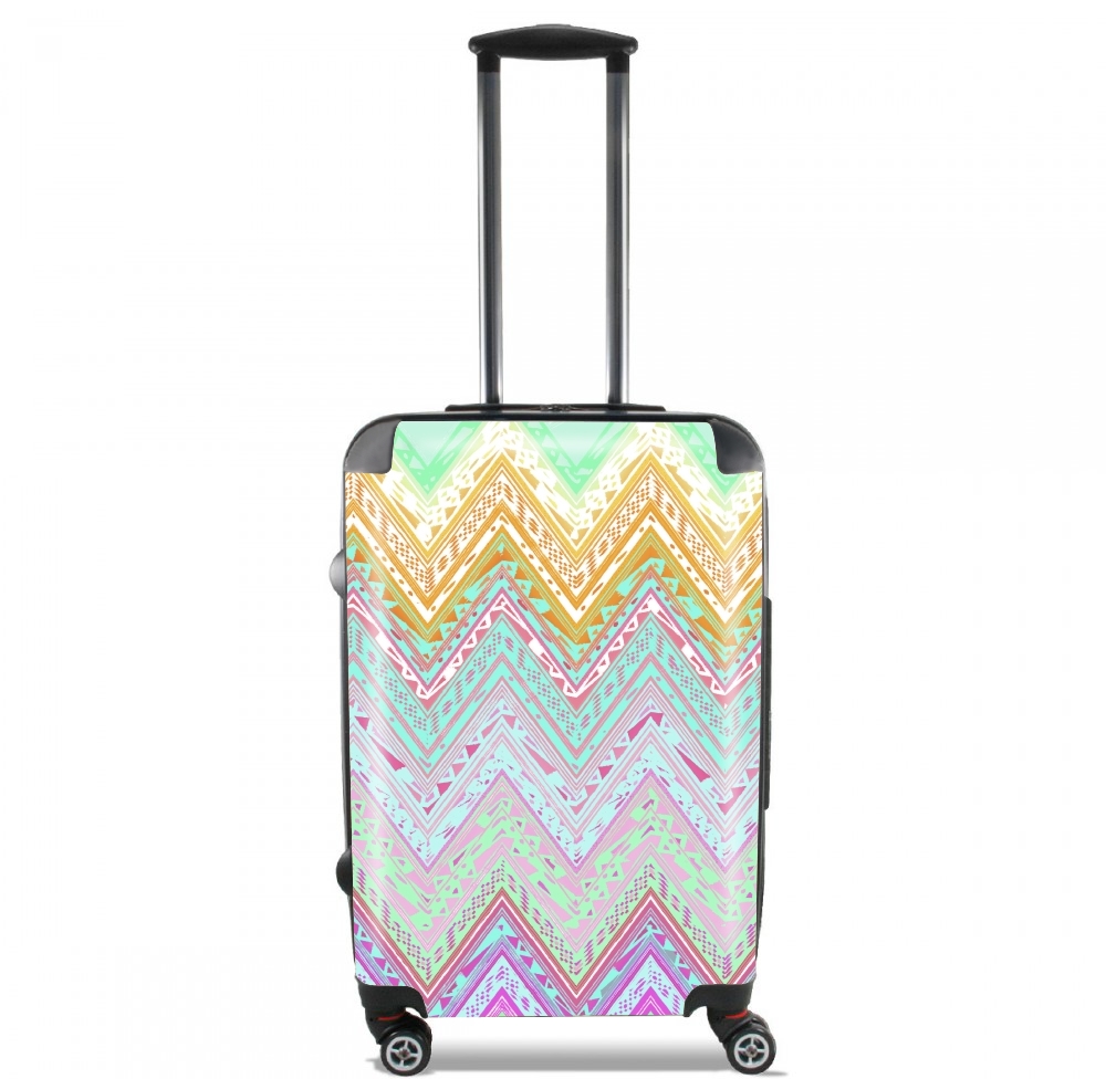 Valise trolley bagage XL pour ETHNIC CHEVRON