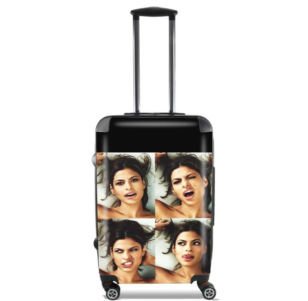 Valise trolley bagage XL pour Eva mendes collage