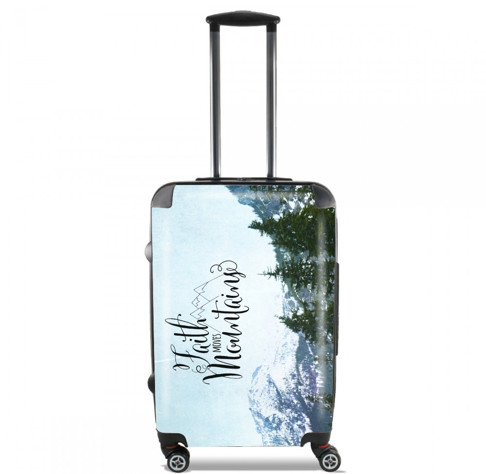 Valise trolley bagage XL pour Faith Moves Mountains