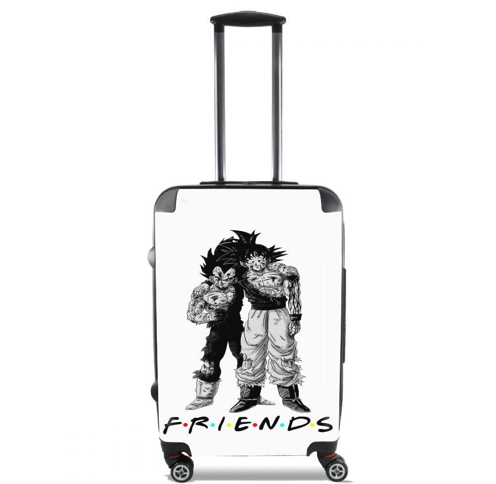 Valise trolley bagage XL pour Goku X Vegeta as Friends
