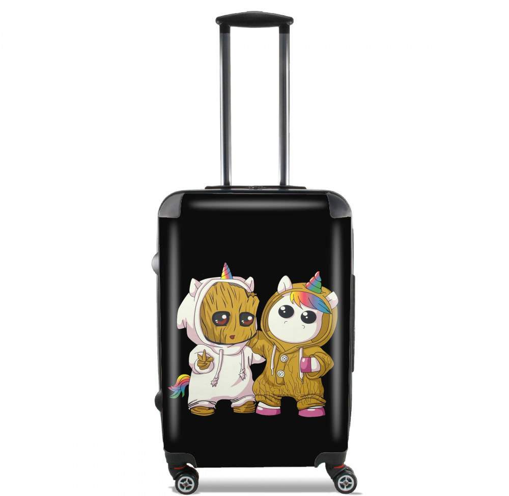 Valise trolley bagage XL pour Groot x Licorne