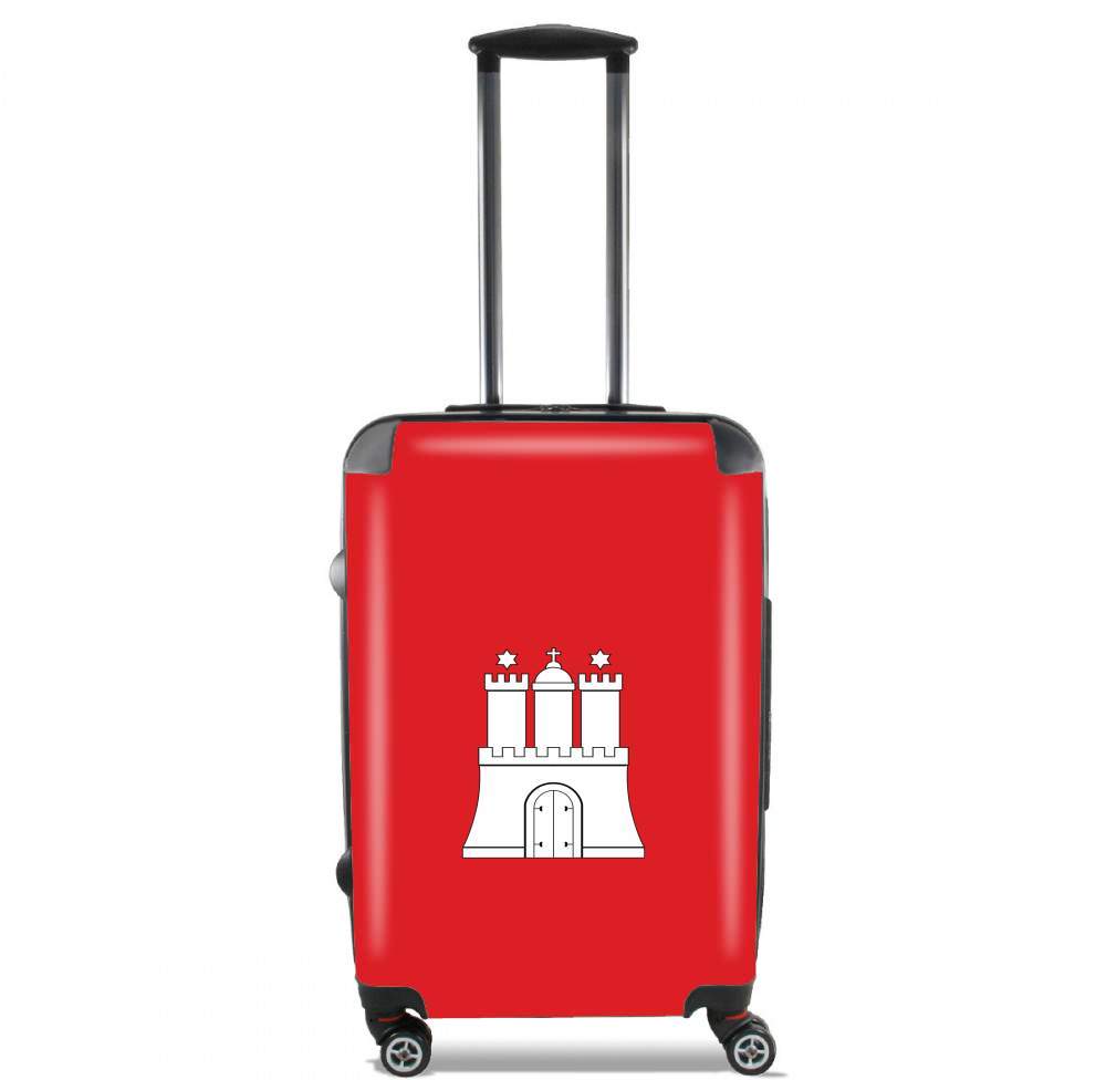 Valise trolley bagage XL pour Hamburg Flag