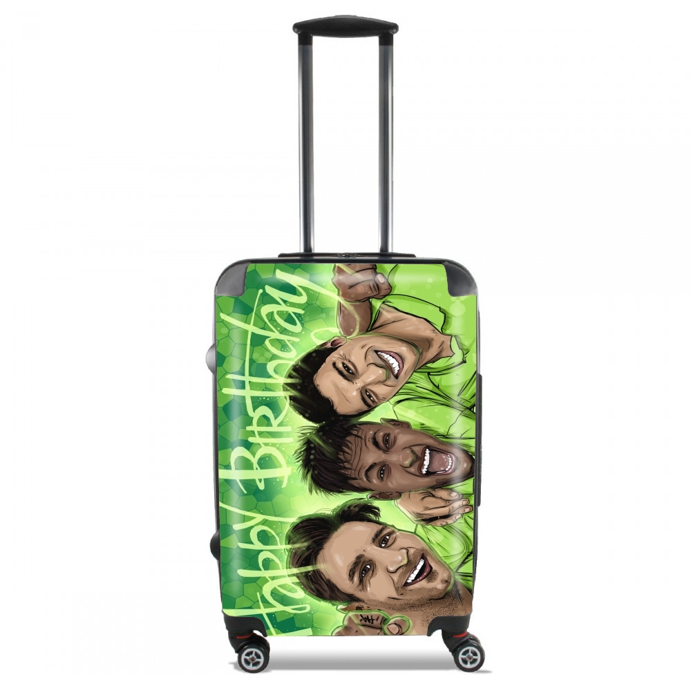 Valise trolley bagage XL pour Happy Birthday MSN 