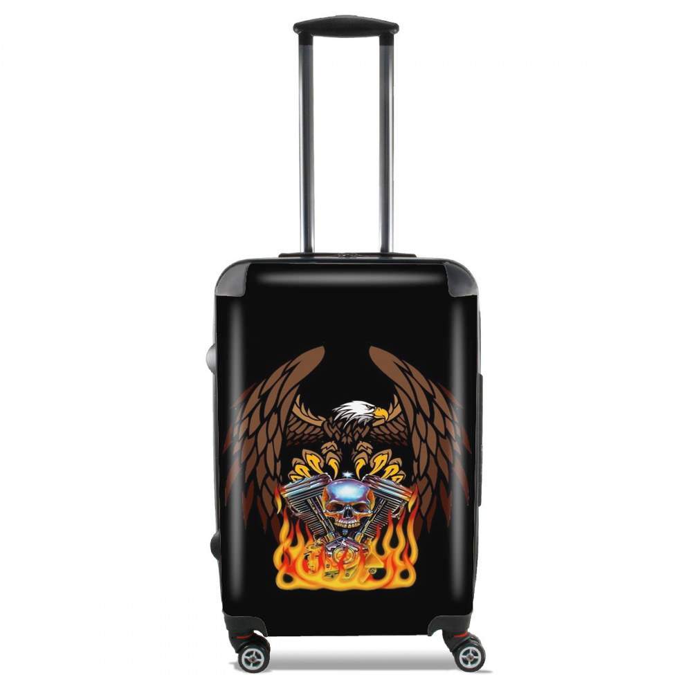 Valise trolley bagage XL pour Harley Davidson Skull Engine