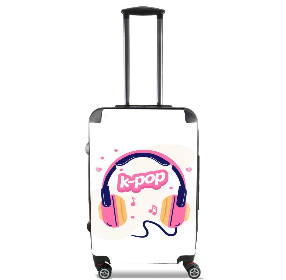 Valise trolley bagage XL pour I Love Kpop Headphone