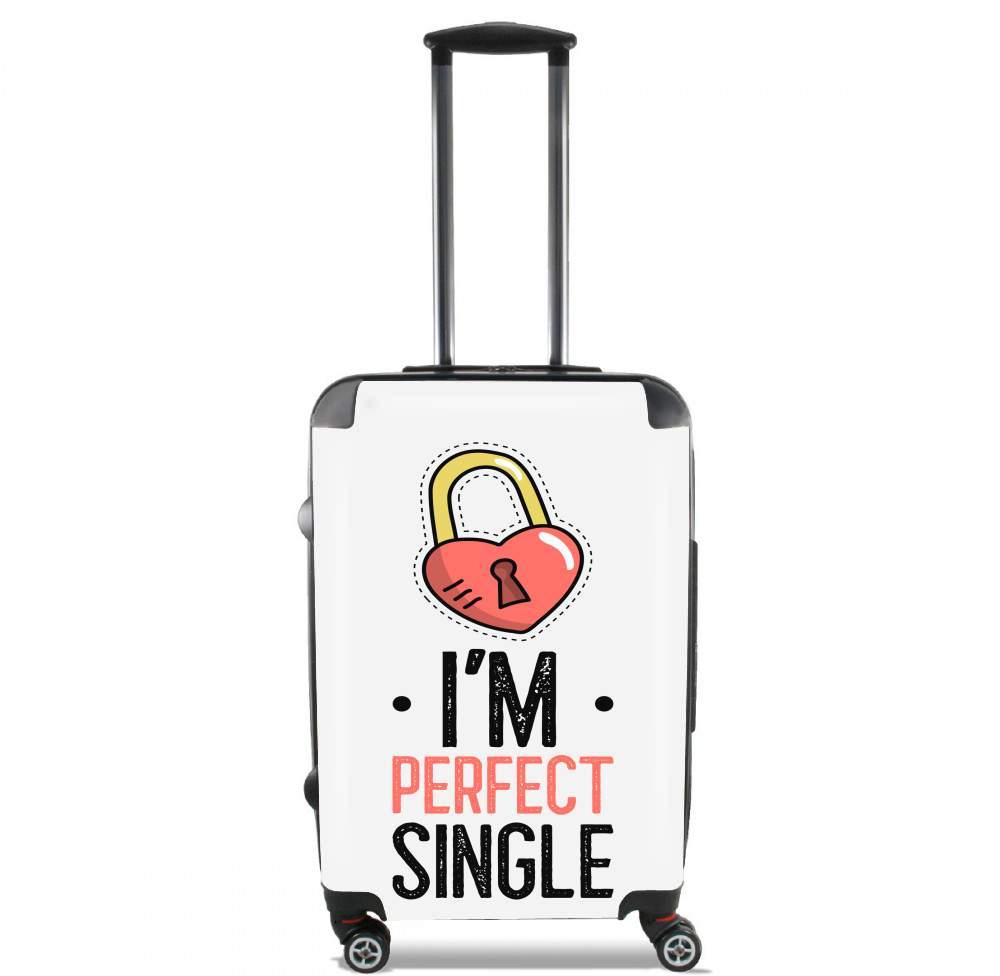 Valise trolley bagage XL pour Im perfect single - Cadeau pour célibataire
