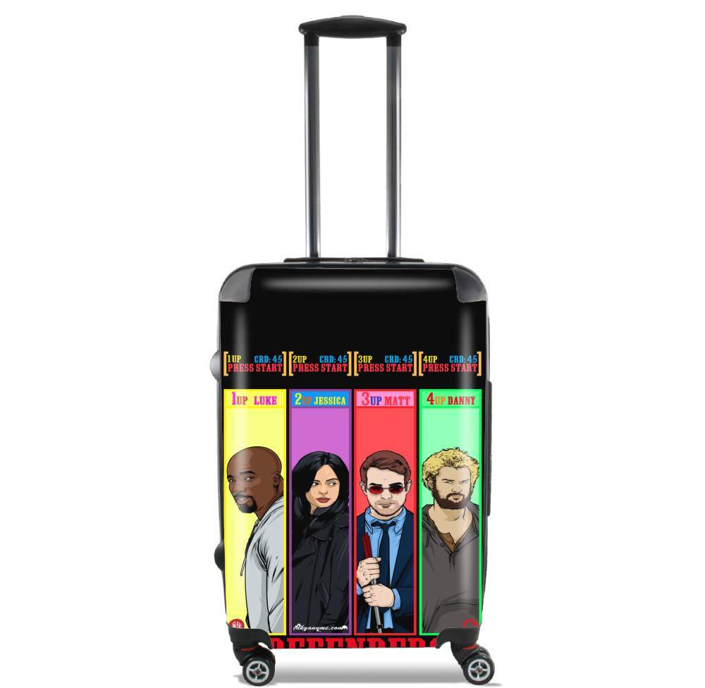 Valise trolley bagage XL pour Insert Coin Defenders