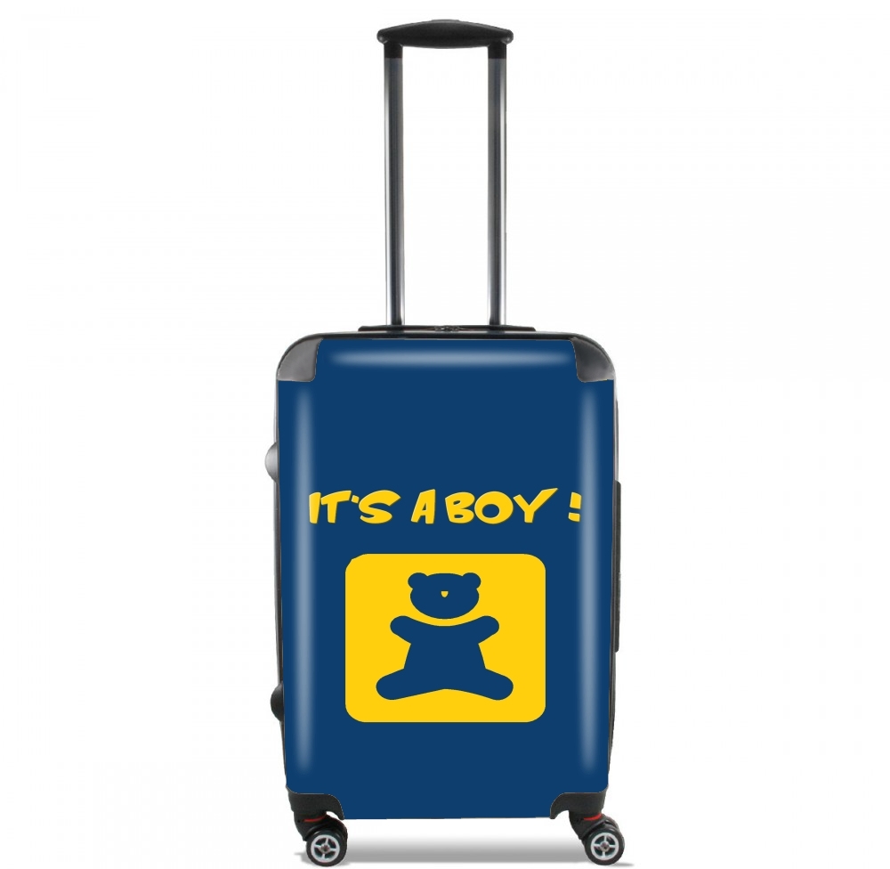 Valise trolley bagage XL pour C'est un garçon ! Cadeau Naissance