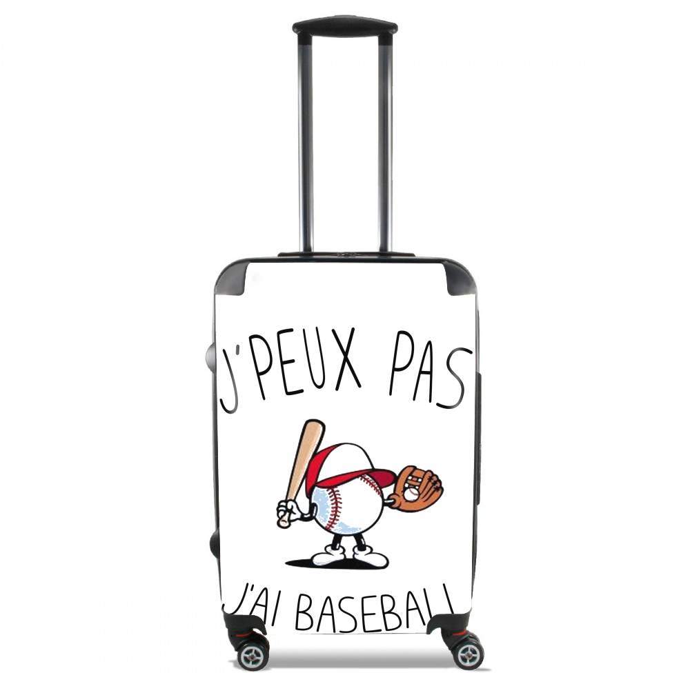 Valise trolley bagage XL pour Je peux pas j'ai Baseball
