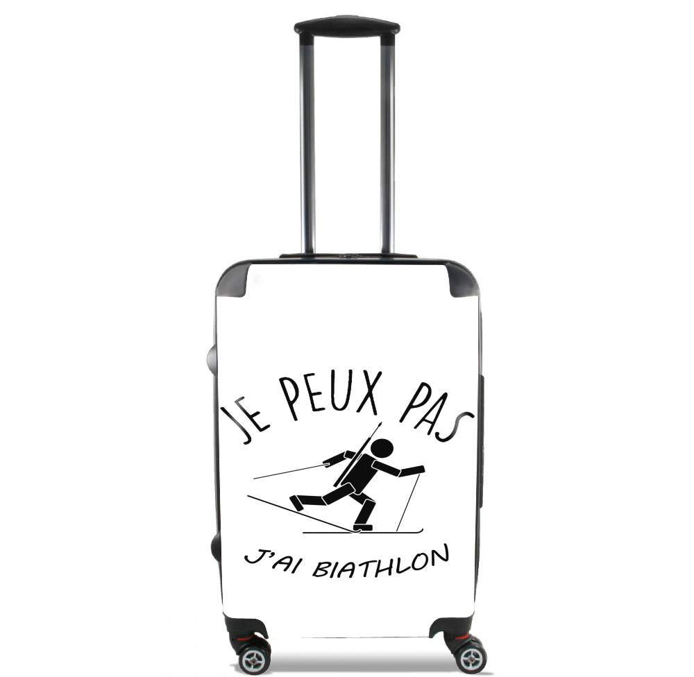 Valise trolley bagage XL pour Je peux pas j'ai biathlon