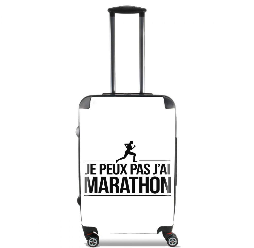 Valise trolley bagage XL pour Je peux pas j'ai marathon
