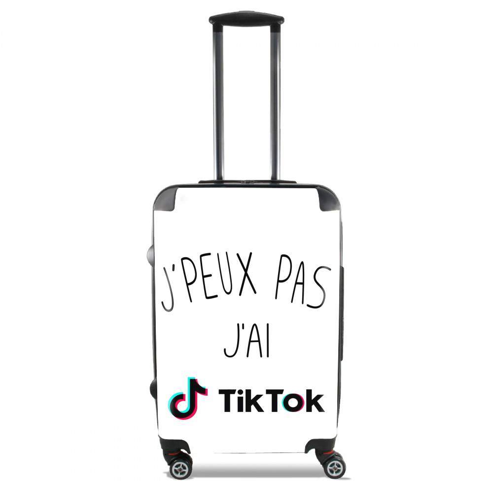 Valise trolley bagage XL pour Je peux pas jai Tiktok