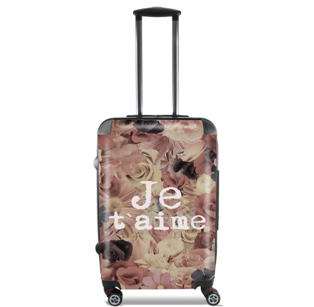 Valise trolley bagage XL pour Je t'aime