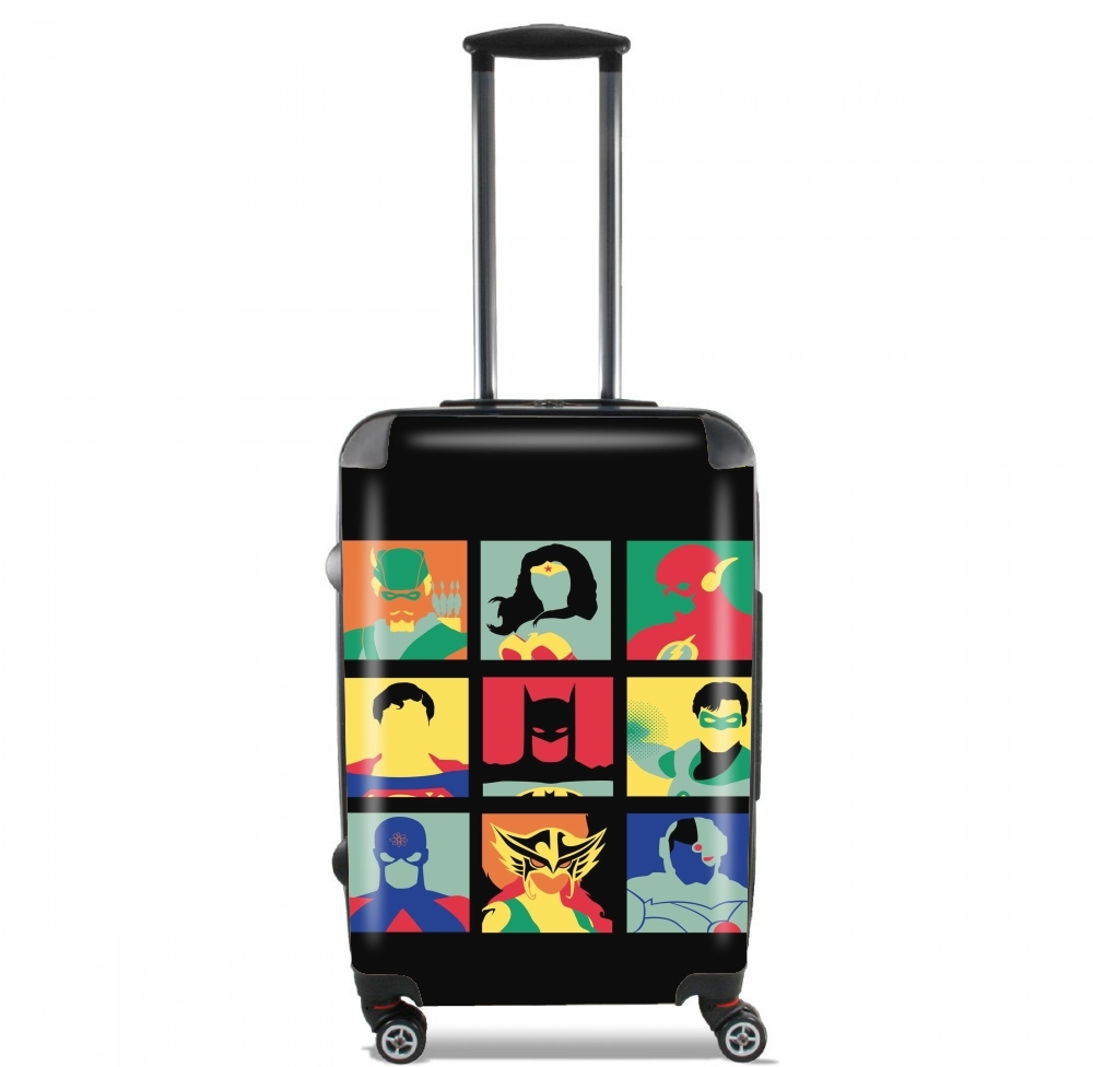 Valise trolley bagage XL pour Justice pop