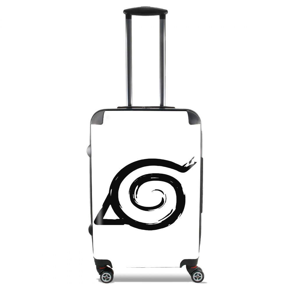 Valise trolley bagage XL pour Konoha Symbol Grunge art