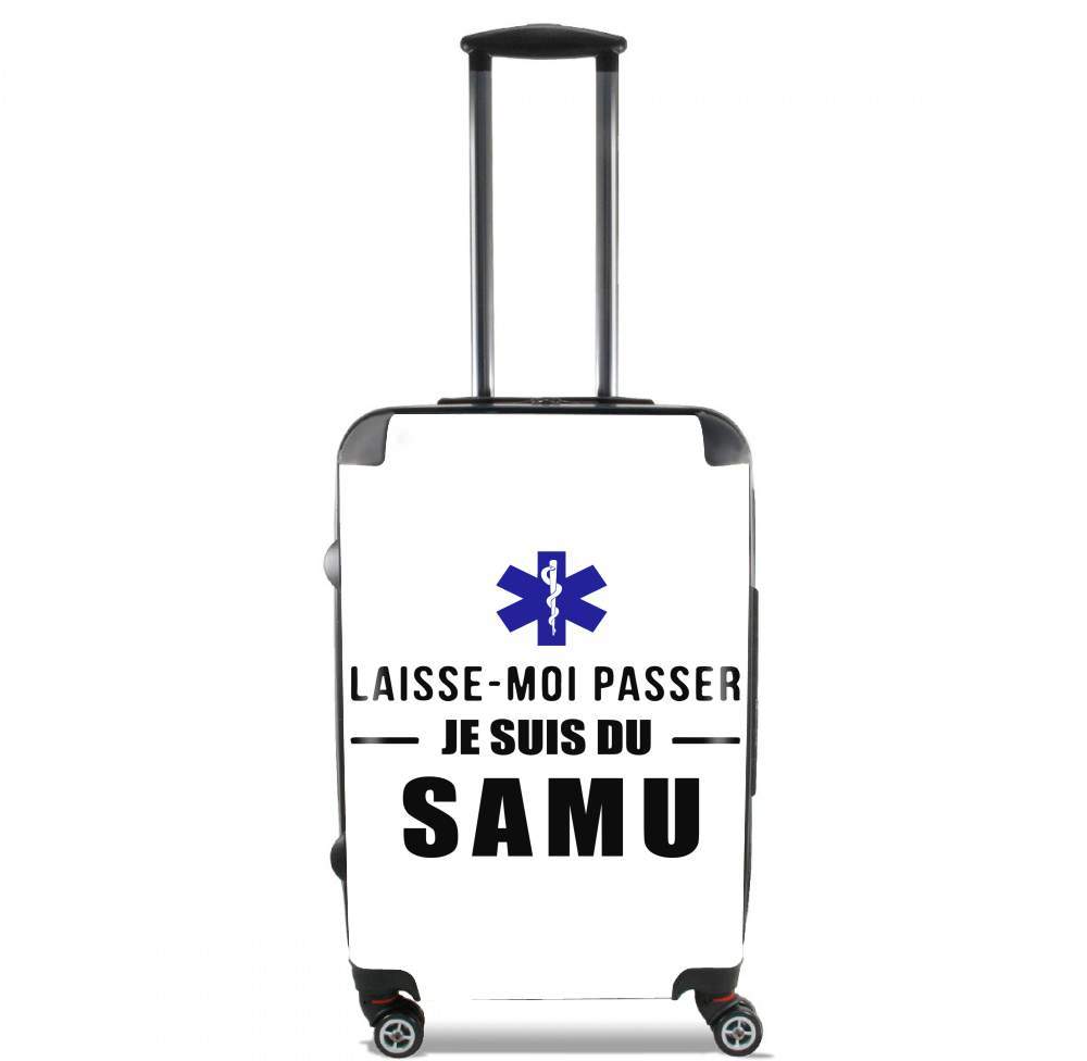 Valise trolley bagage XL pour Laisse moi passer je suis du SAMU