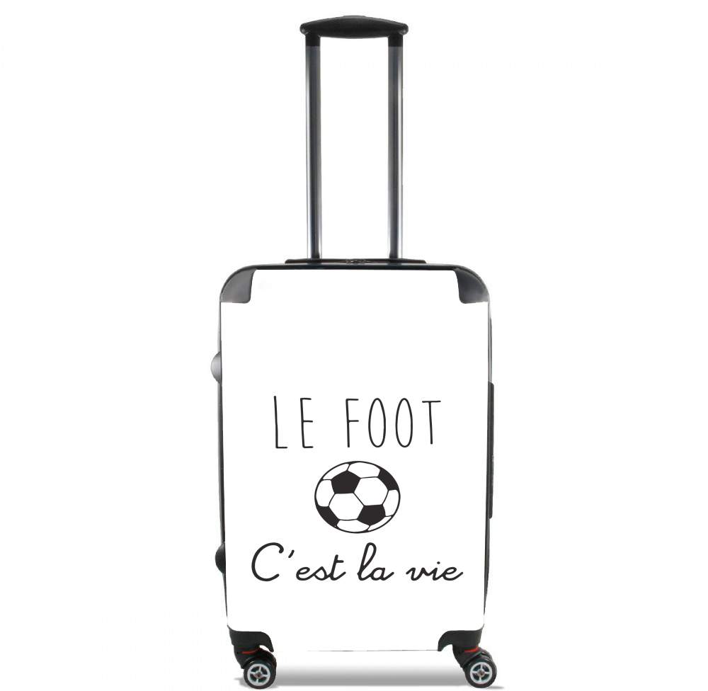 Valise trolley bagage XL pour Le foot cest la vie