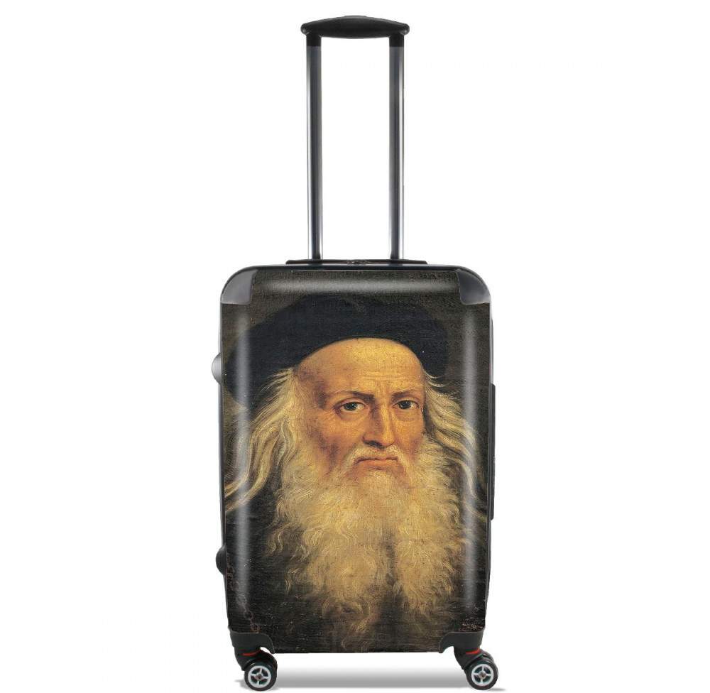 Valise trolley bagage XL pour leonard de vinci portrait