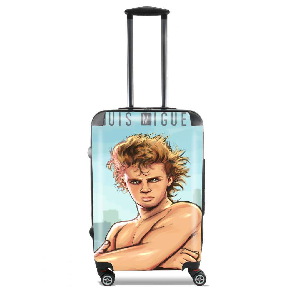 Valise trolley bagage XL pour Luis Miguel
