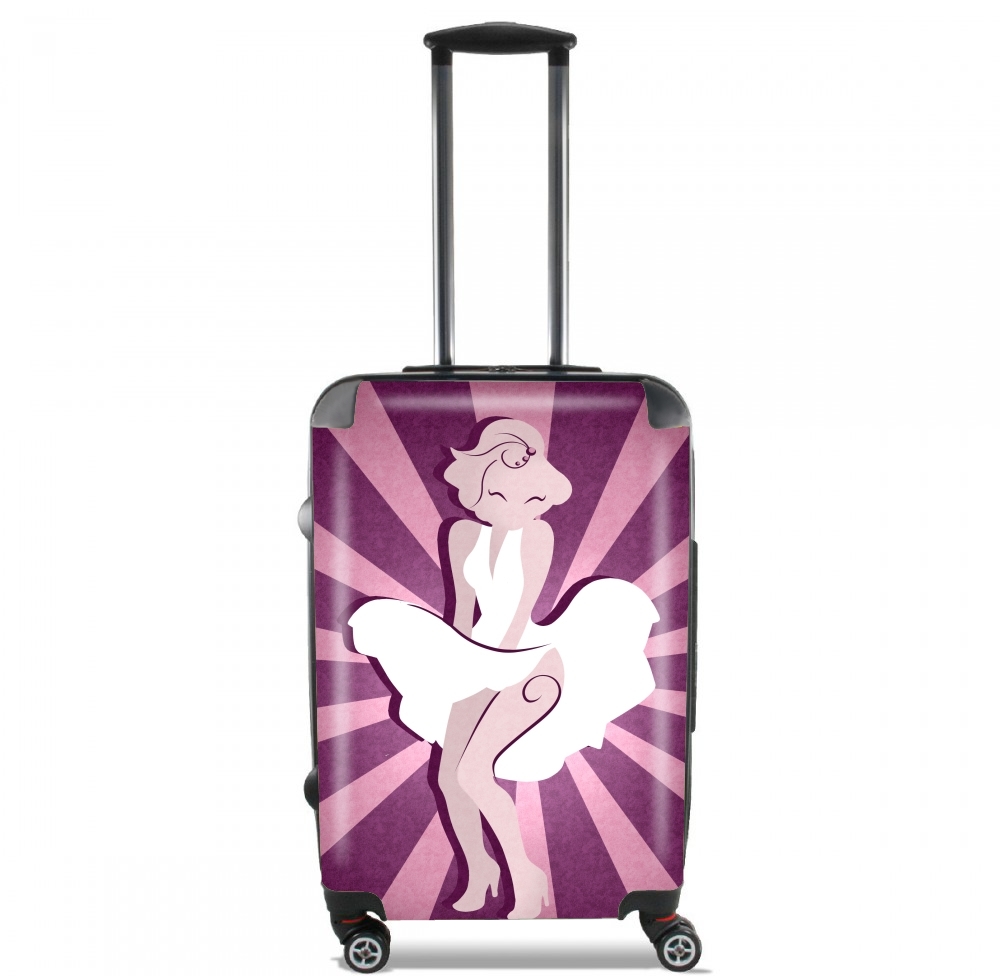 Valise trolley bagage XL pour Marilyn pop
