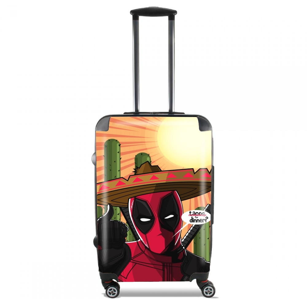 Valise trolley bagage XL pour Mexican Deadpool