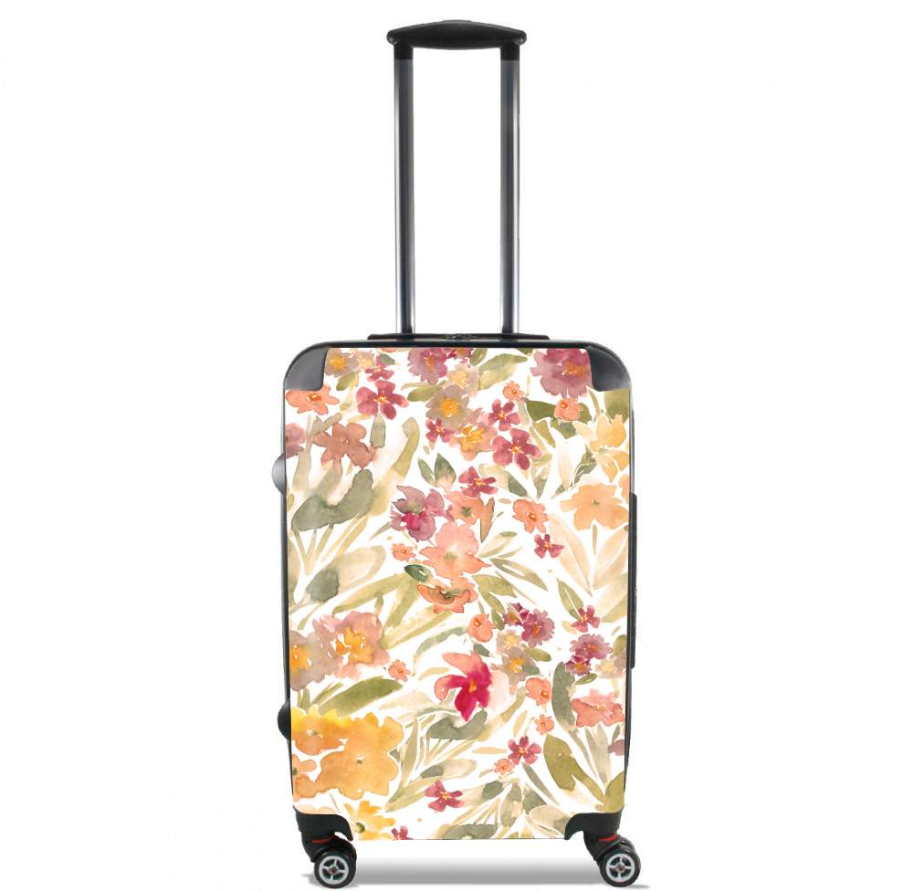 Valise trolley bagage XL pour MODERN WATERCOLOR PASTEL FLORALS